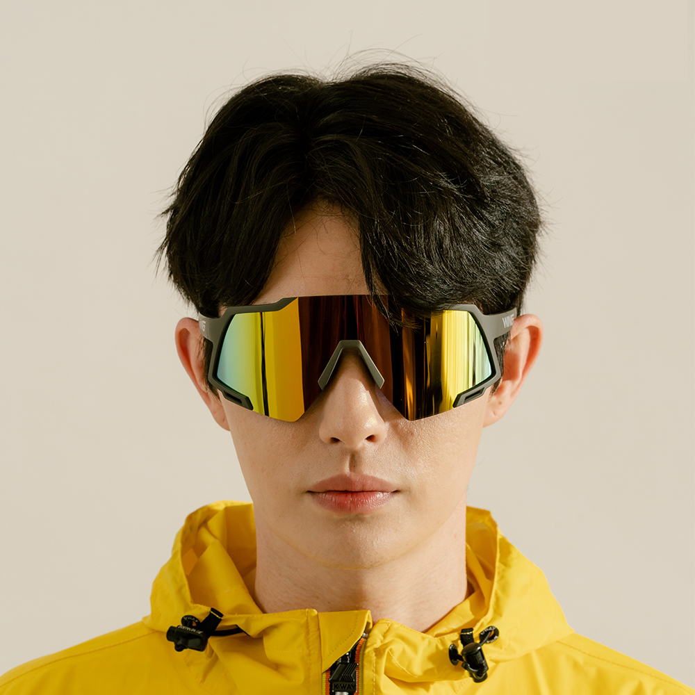 WING 알리 고글 선글라스 자전거 골프 라이딩 스포츠 남여 공용 미러 렌즈 썬글라스 - 상세 이미지 3