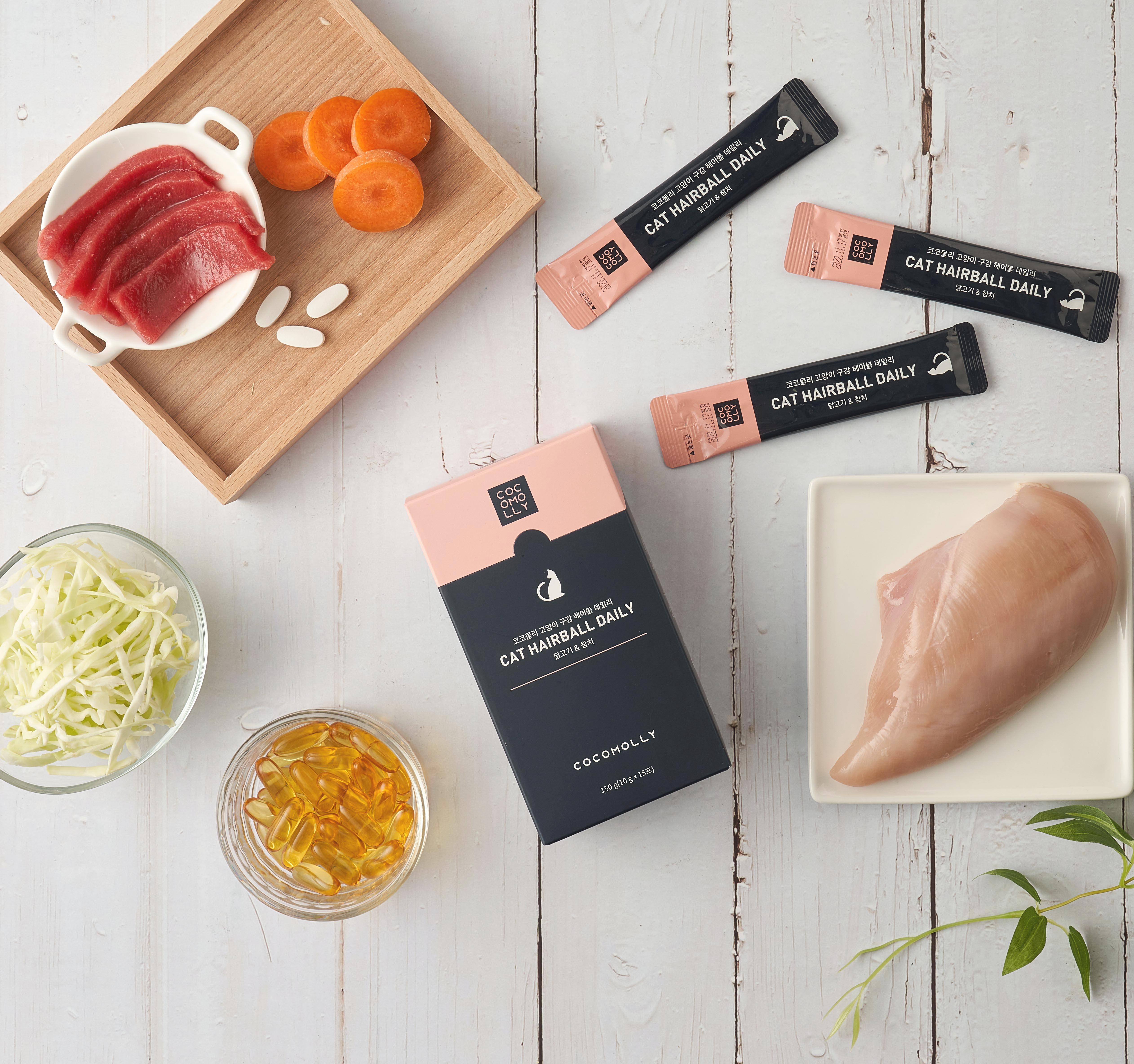 코코몰리 고양이 구강 헤어볼 구내염 면역력 영양제 1개월 (10g x 30포) 이미지 2