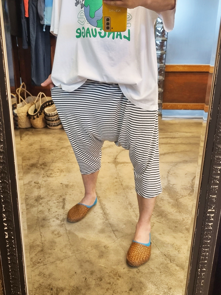 (무배)망고땡 여름 스판 배기바지 - 상품 이미지