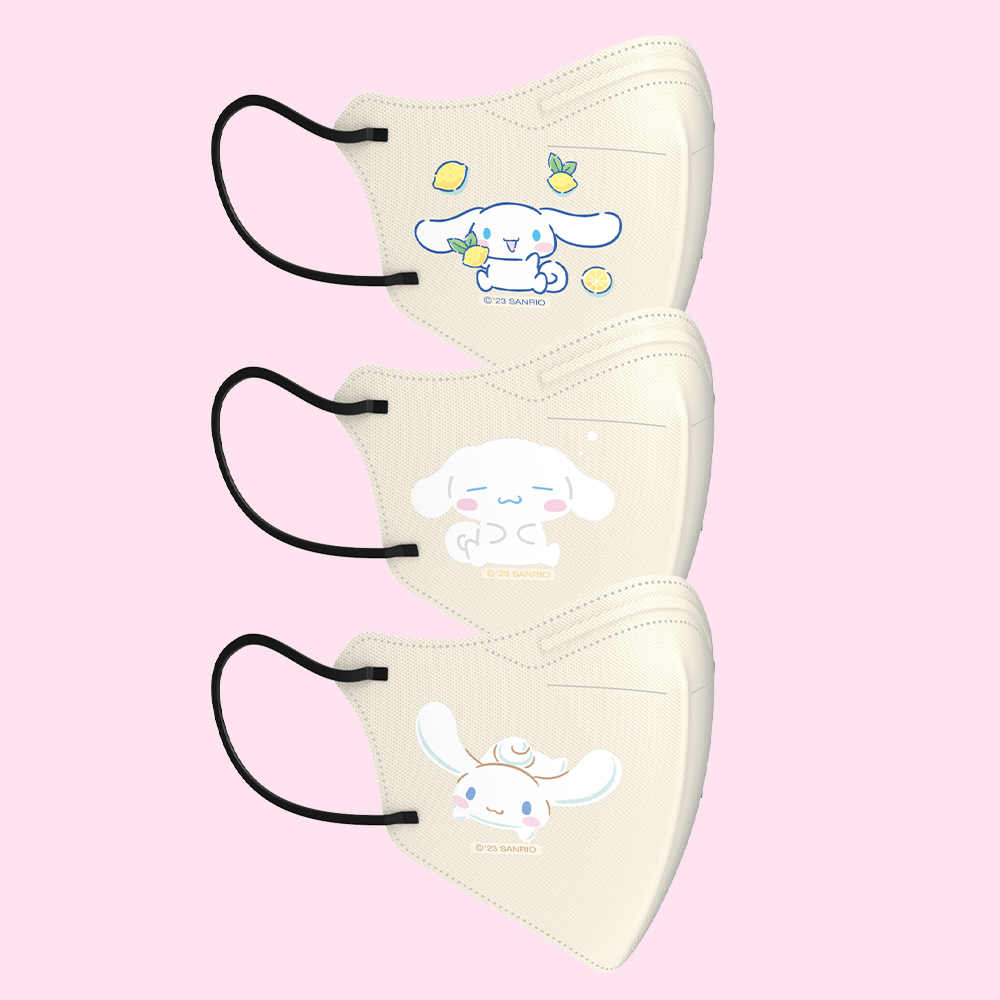 어린숨 산리오 어린이 마스크 30매 여름 초등학생 소형 시나모롤 에어브이