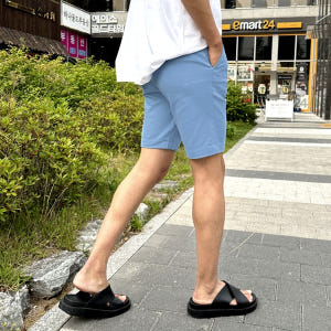 남자 헤레디아 여름 5부 하이스판 반바지 28-36 착용 후기 | 사이즈/핏 총정리 - 상품 이미지 4