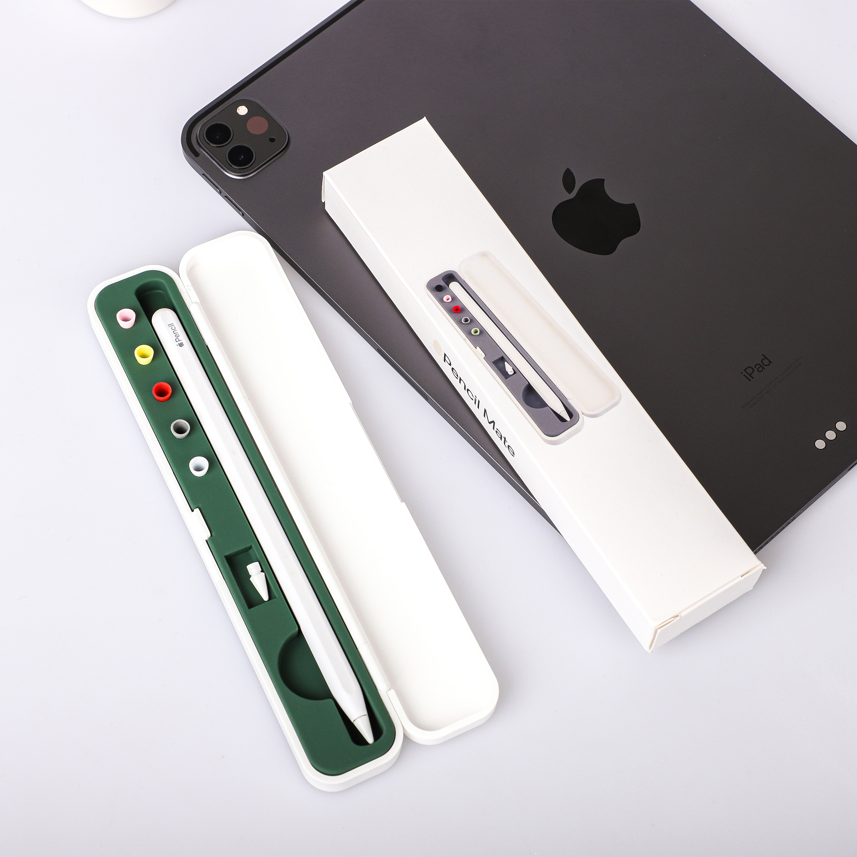 스몰포테이토 애플펜슬 프로 1세대 2세대 실리콘 수납 보관 케이스 필통 4컬러 펜슬메이트