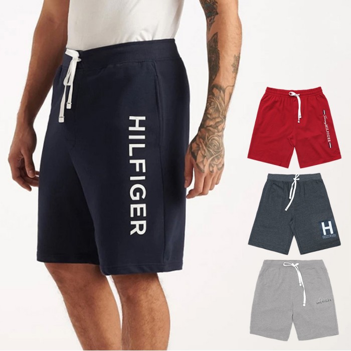 타미힐피거 사이드 레터링 로고 반바지