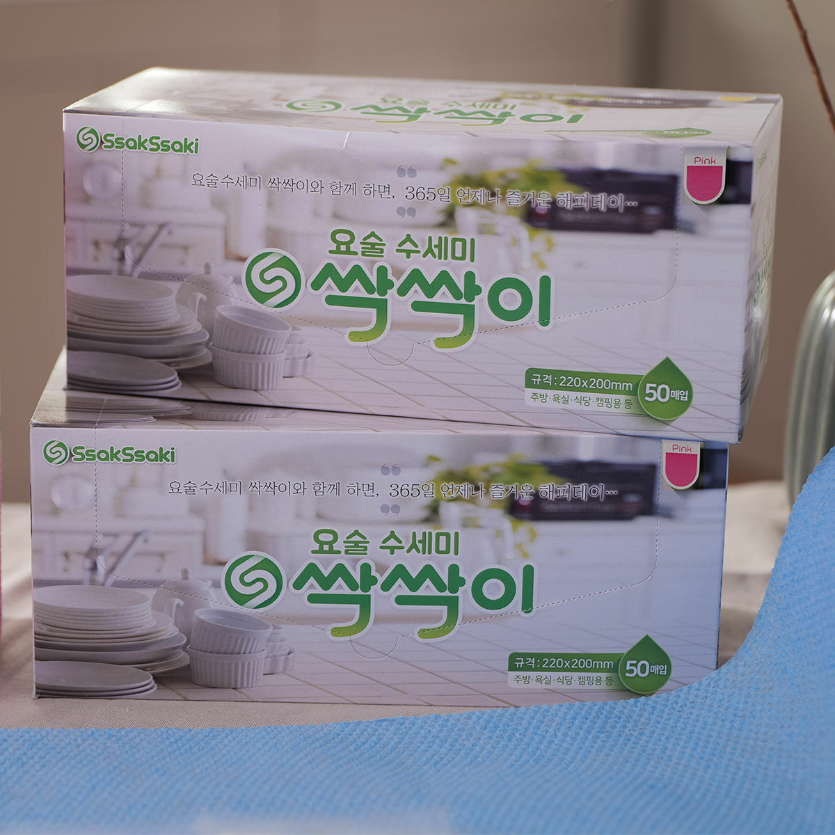 [까사마루] 싹싹이 뽑아쓰는 요술 수세미 410매 - 상세 이미지 3