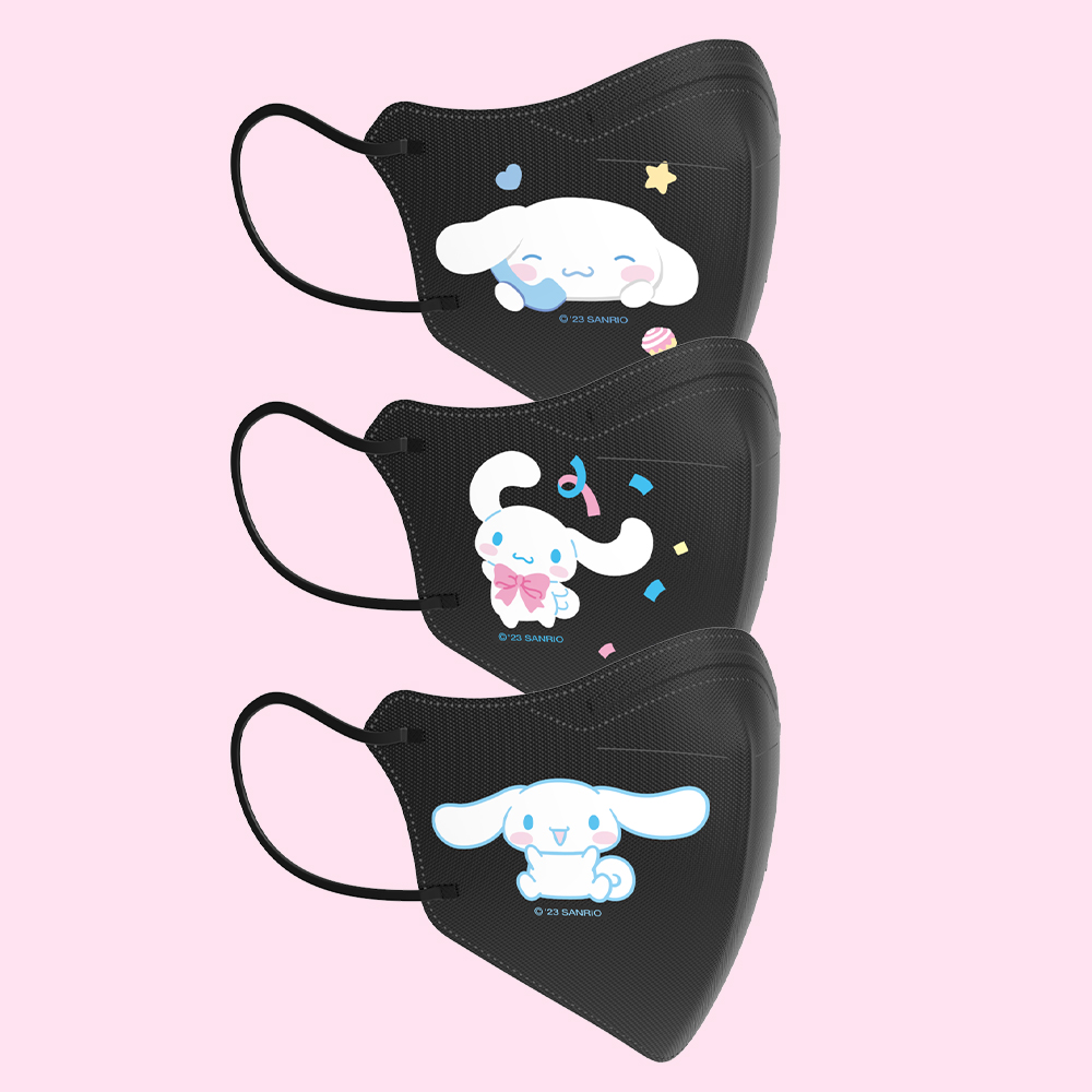 어린숨 산리오 어린이 마스크 30매 여름 초등학생 소형 시나모롤 에어브이