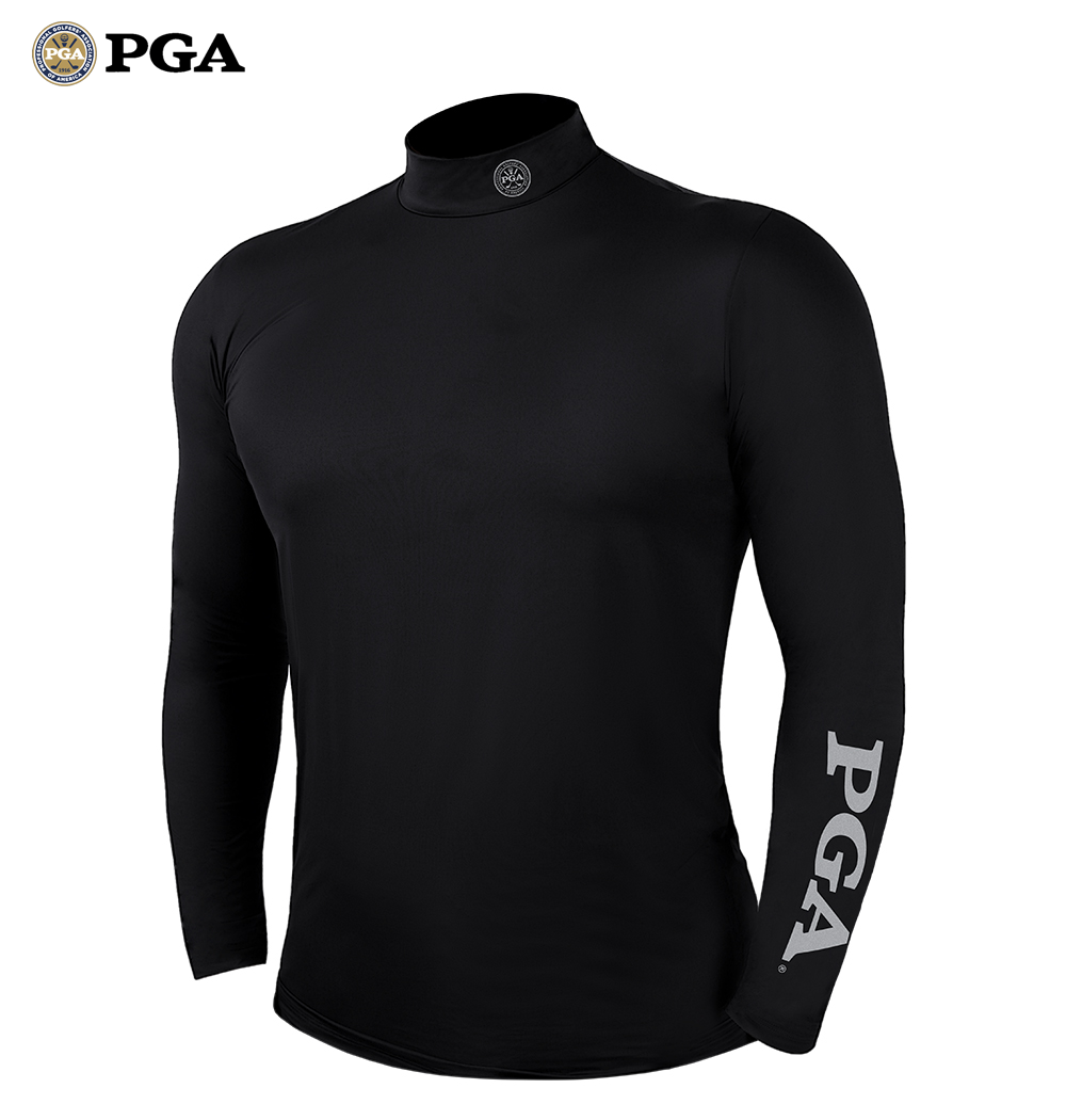 PGA 남성용 목폴라 베이스레이어 PGAM-60 기능성 등산 냉감 쿨 스포츠 등산 러닝 피트니스 - 상세 이미지 2