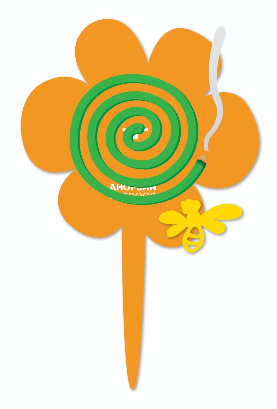 아홉산캠핑 감성 모기향 거치대 케이스 휴대용 플라워 홀더