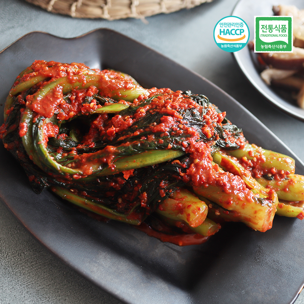 빛고을김치 갓김치 1kg 당일생산 국산재료 전라도김치 알싸한 맛 별미 이어온 - 메인 이미지