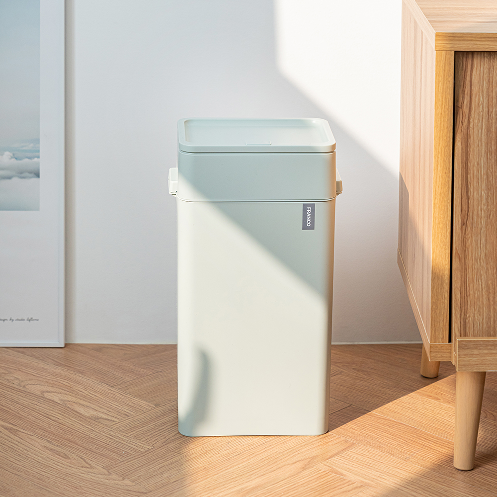 [단독] 1+1 구성 프랑코 모노스탠드 주방 휴지통 쓰레기통 20L (비닐봉투50매 포함)