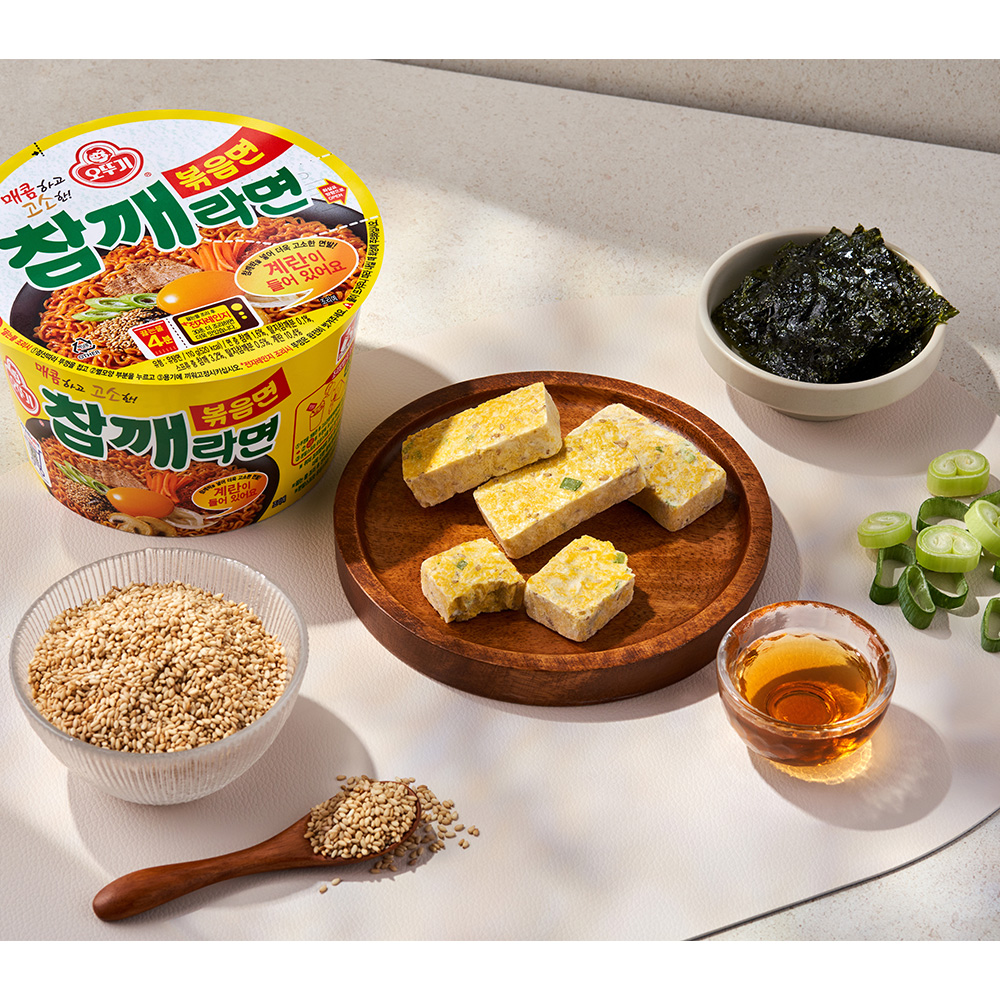 오뚜기 참깨라면 볶음면 큰컵라면 110g, 12개 - 상세 이미지 5