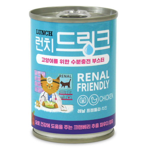 런치 드링크 고양이 수분충전 부스터 3종콤보 120g x24개(1box) 레날 유리너리 - 상세 이미지 2