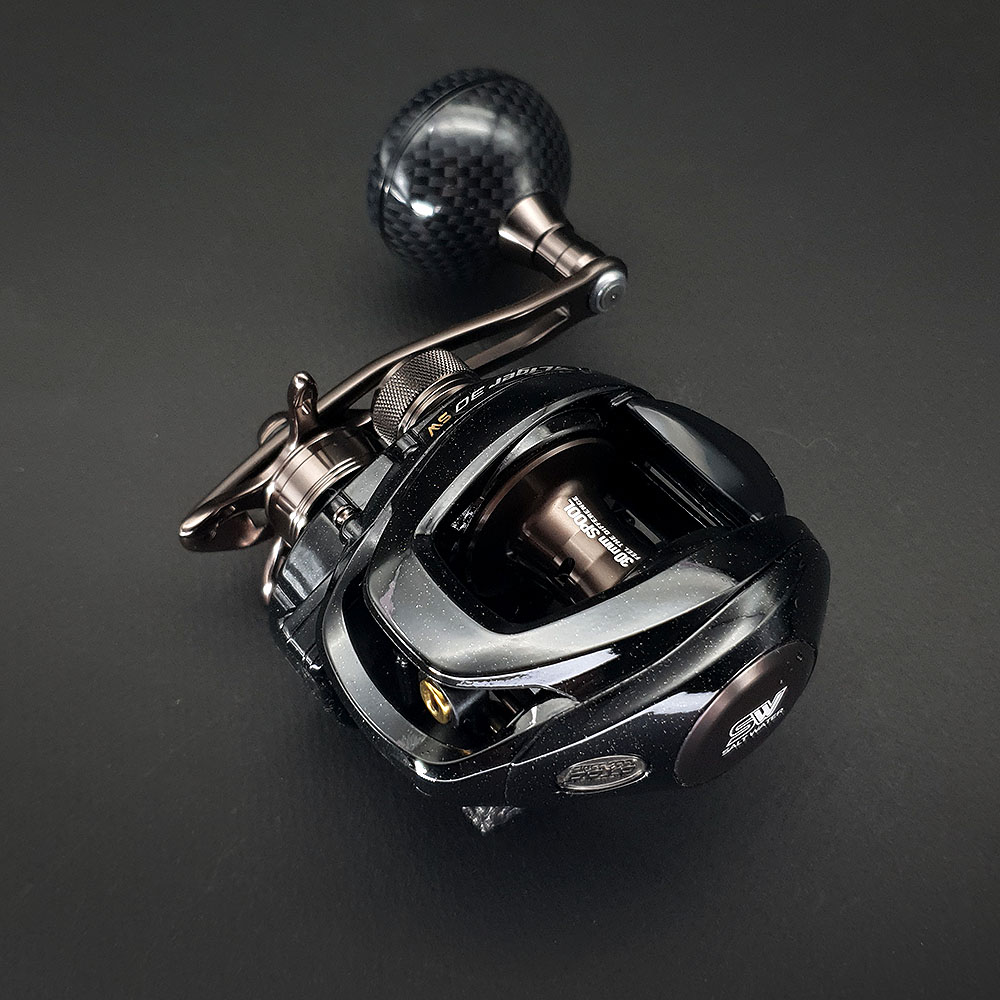 도요 라이거30SW 초경량 선상릴 4.6우핸들 지깅용파워핸들4 암-AL/노브-할로우라이트 - 상세 이미지 3