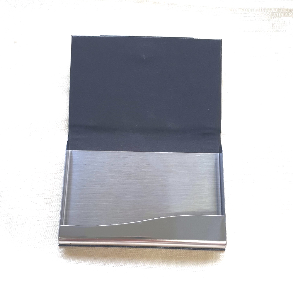 스틸 명함케이스 지갑 이니셜 각인 남자 여자 명함지갑