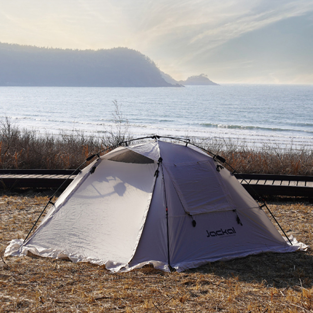 쟈칼 오토 4 텐트 캠핑 원터치 텐트 쉘터