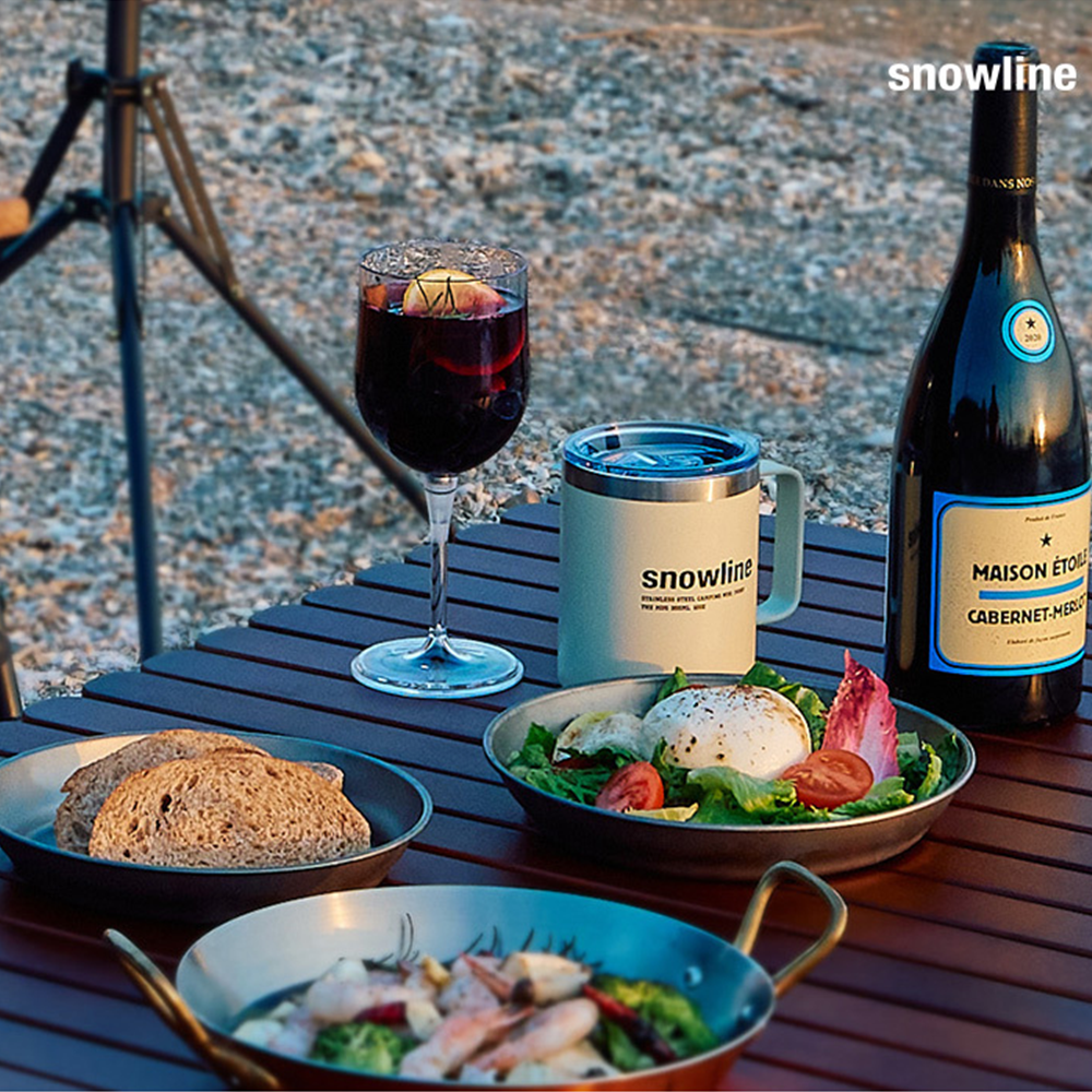 스노우라인 티타늄 접시 / 백패커 플레이트 캠핑 백패킹 접시 식기 그릇 용기 대