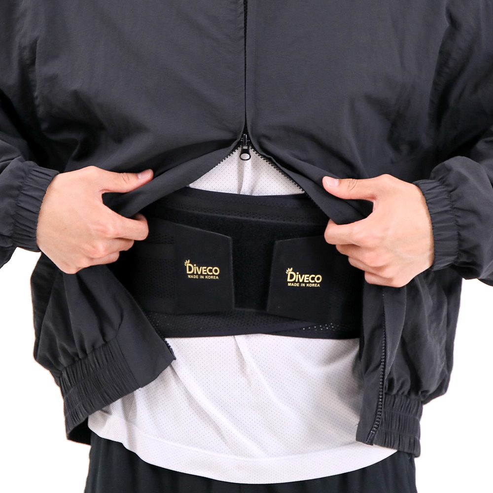 이중 쪼임 허리보호대 복대 지지대 얇은 밴드 헬스 리프팅벨트 디베코