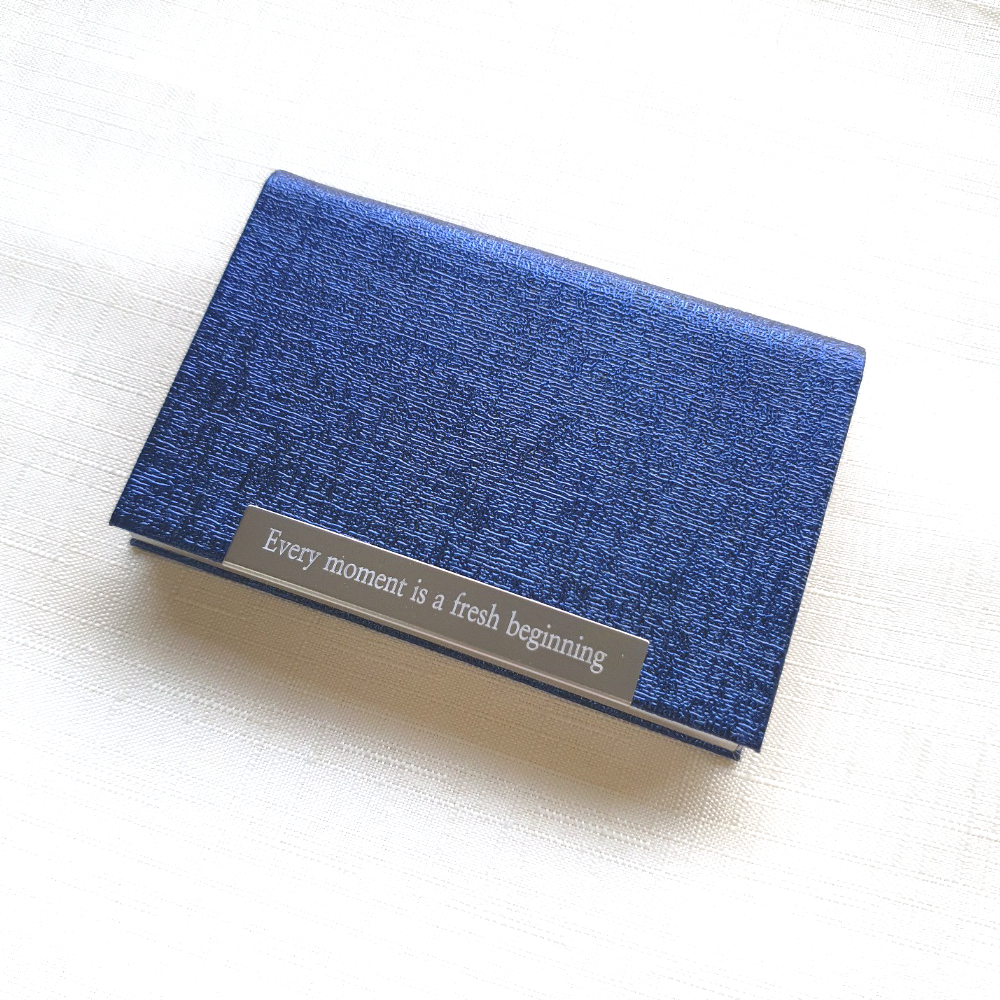 명함케이스 각인 남자 메탈 자석 카드 명함지갑