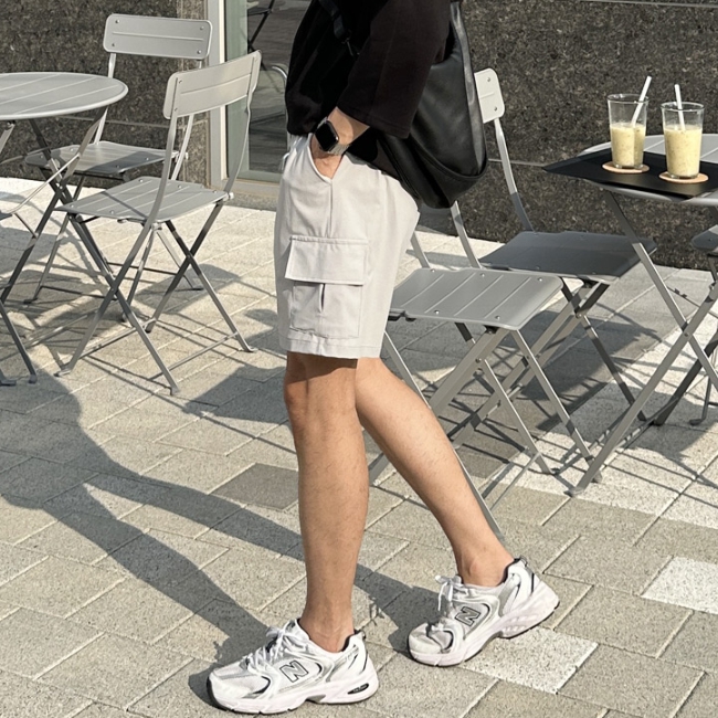 남자 워시번 에어 쿨링 스판 카고 반바지 28-34 이미지 3