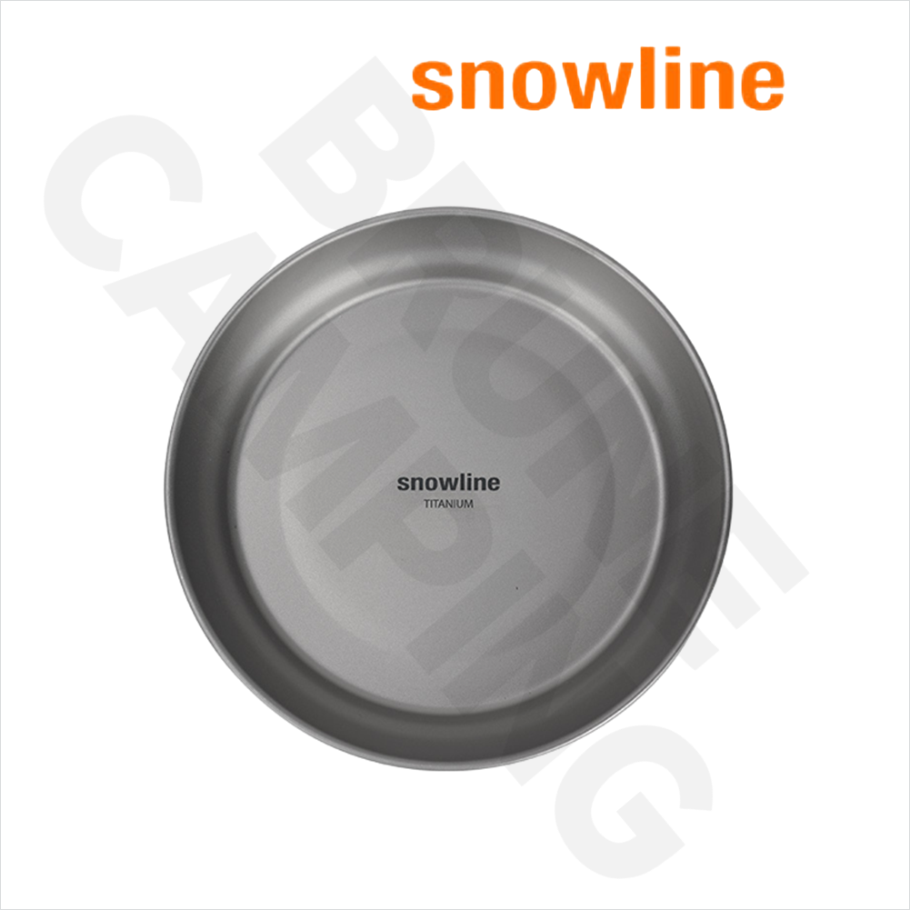 스노우라인 티타늄 접시 / 백패커 플레이트 캠핑 백패킹 접시 식기 그릇 용기 대