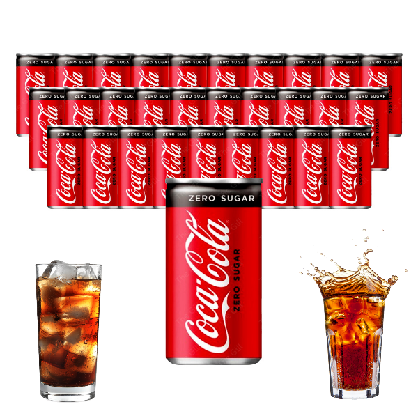 누구나조아 코카콜라제로 미니캔 215ml 30입 - 상품 이미지