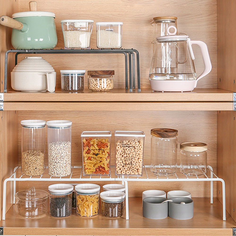 무모 길이조절 싱크인 주방 선반 싱크대 하부장 상부장 접시 그릇 양념통 정리