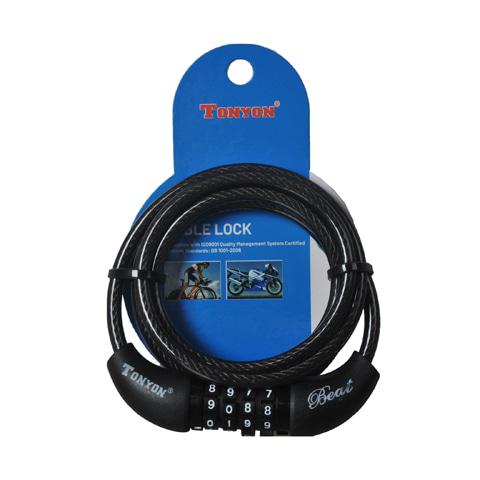 [한국자전거총판]토니온 TY-567 소형번호키 8mmX1200mm (번호변경 가능) A