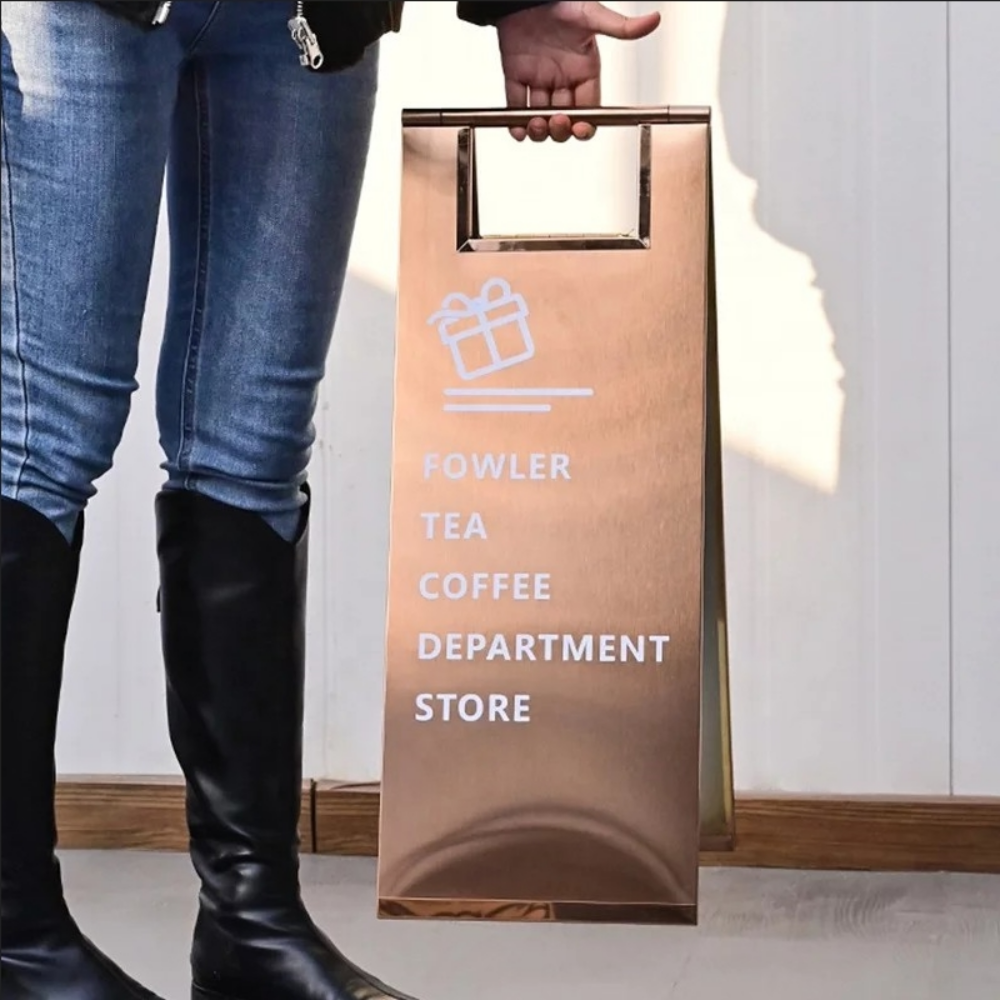 A형 스텐입간판 접이식 카페 주문제작 철제 미니 소형 주차금지 미끄럼주의 청소중