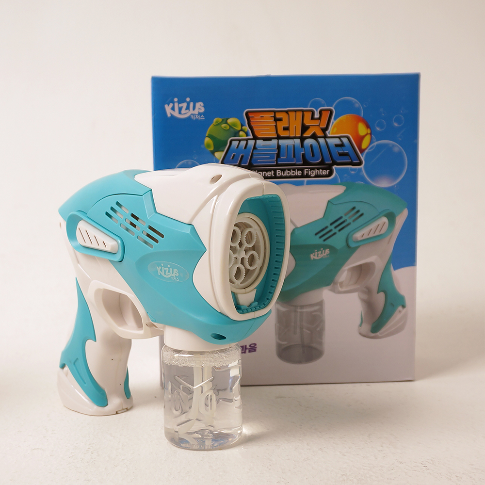 키저스 플래닛 터보 자동 버블건 비눗방울 총 아기 비누방울 장난감