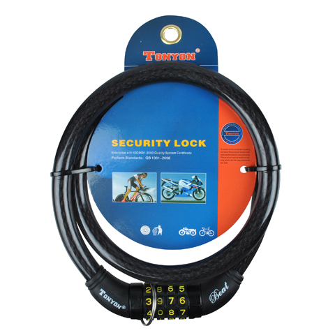 [한국자전거총판]토니온 TY-4271 자동번호키 12mmX800mm