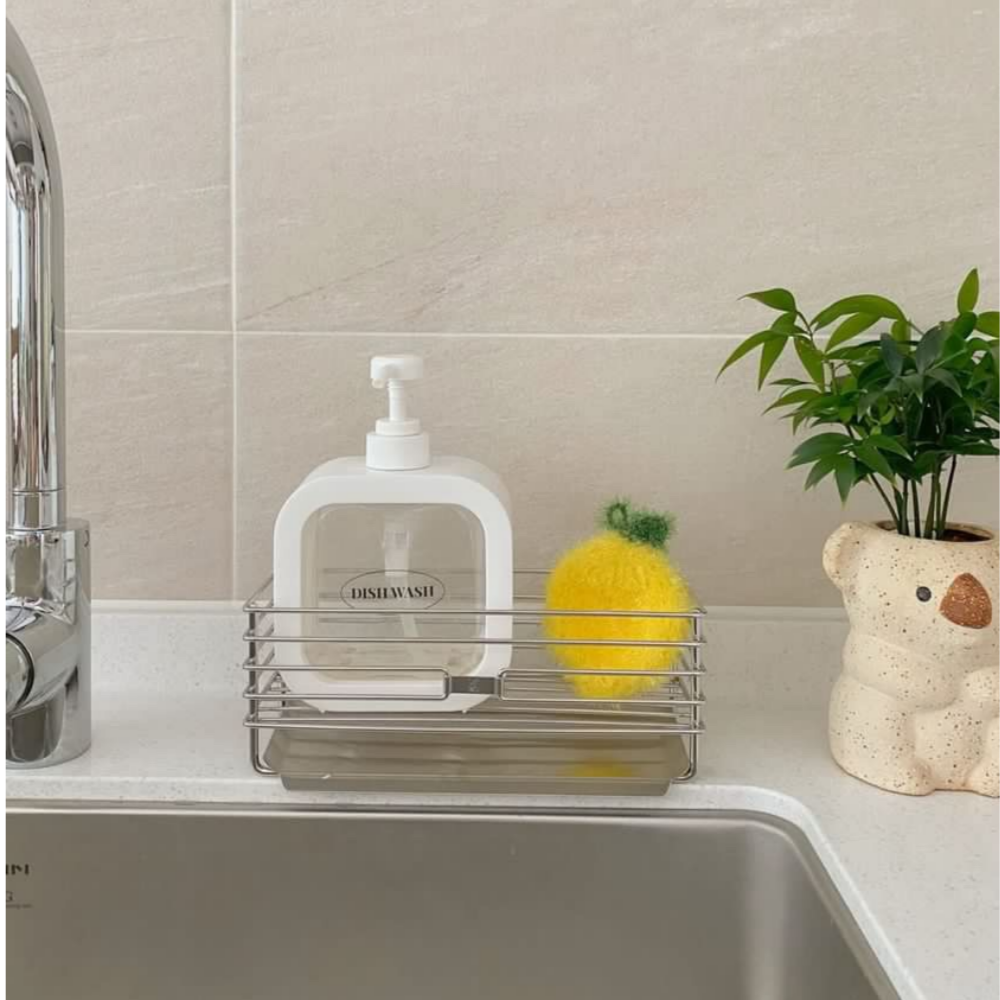 키녹스 올스텐 주방 싱크대 수세미 컵 거치대 걸이 세제 키친 랙 - 상세 이미지 5