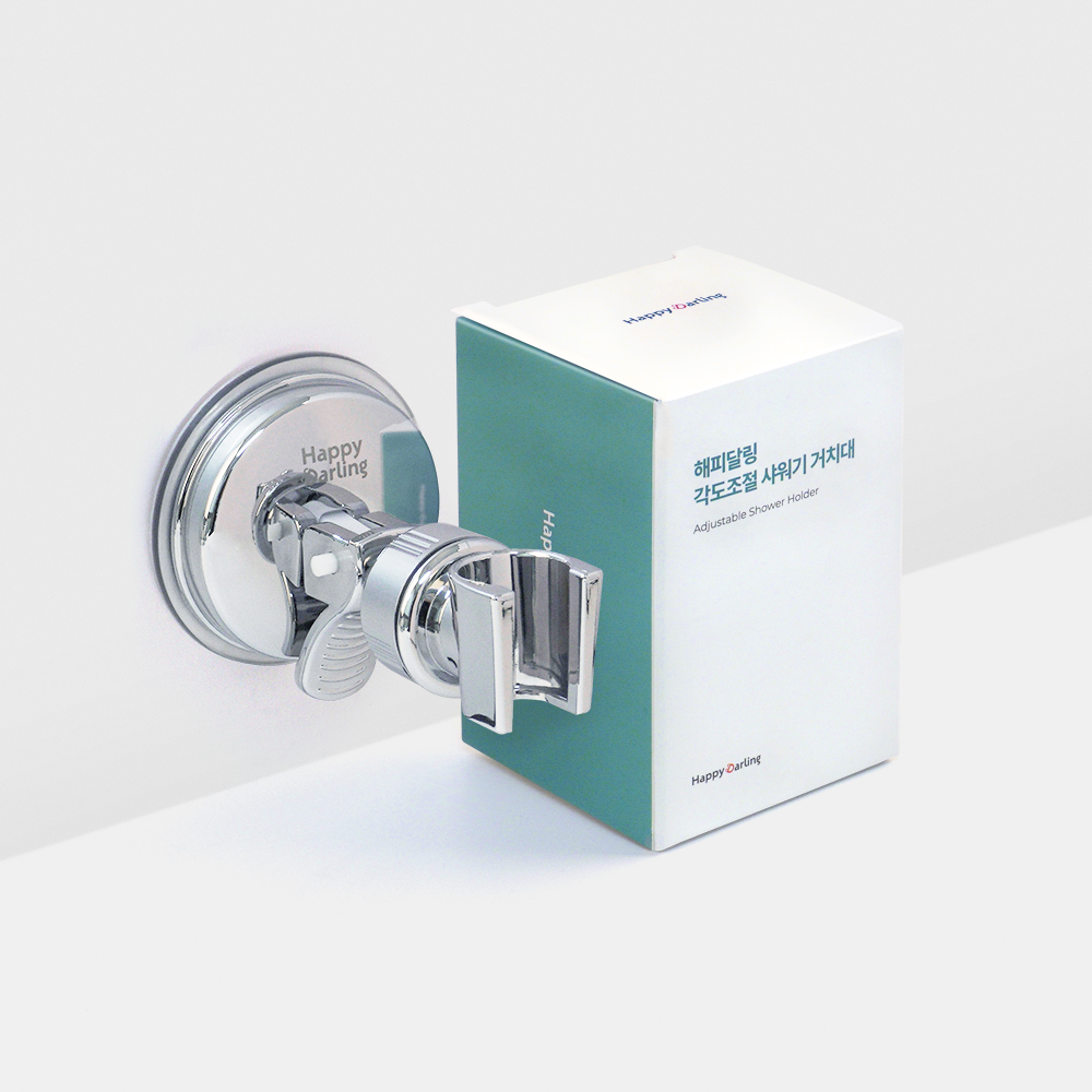 해피달링 흡착 만능 샤워기 거치대 걸이 샤워 헤드 홀더 제품 이미지