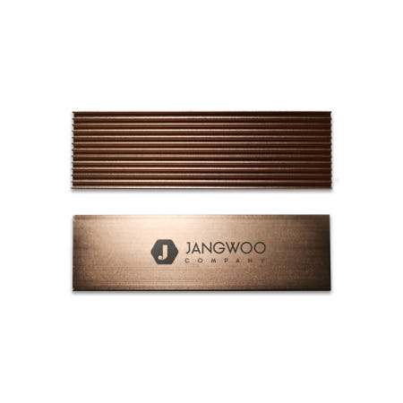 장우컴퍼니 JW-HTK02 M.2 NVMe SSD 방열판 (골드)