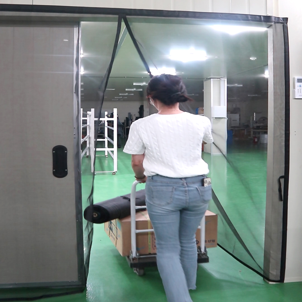 현관방충망 대형 특수 자석모기장 롤 베란다 교체 튼튼화이바블랙 100x210