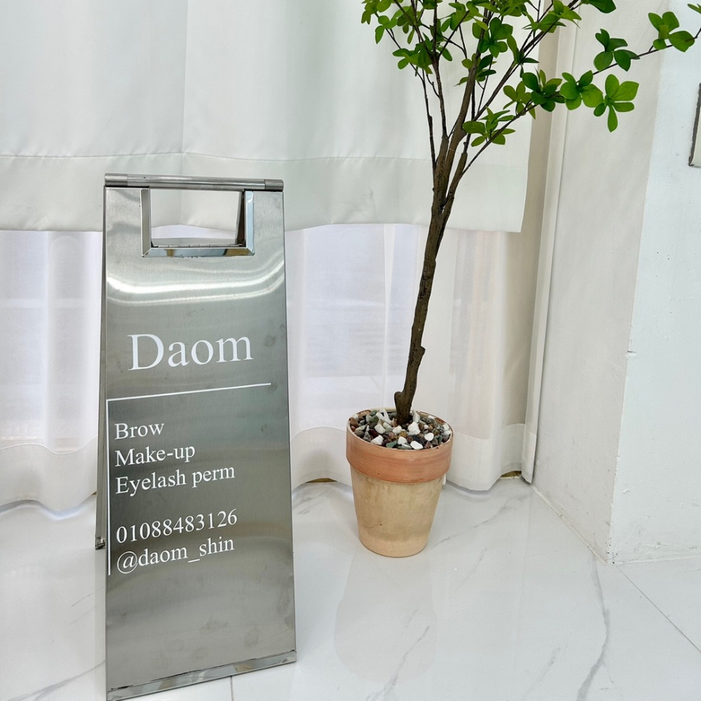 A형 스텐입간판 접이식 카페 주문제작 철제 미니 소형 주차금지 미끄럼주의 청소중