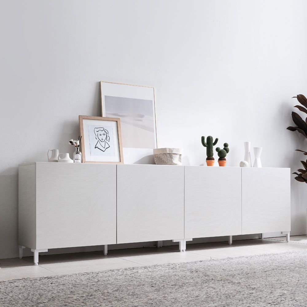 장인가구 브릭 2400 높은 거실장