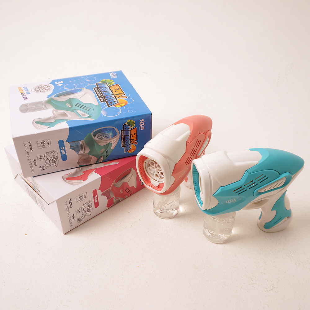 키저스 플래닛 터보 자동 버블건 비눗방울 총 아기 비누방울 장난감