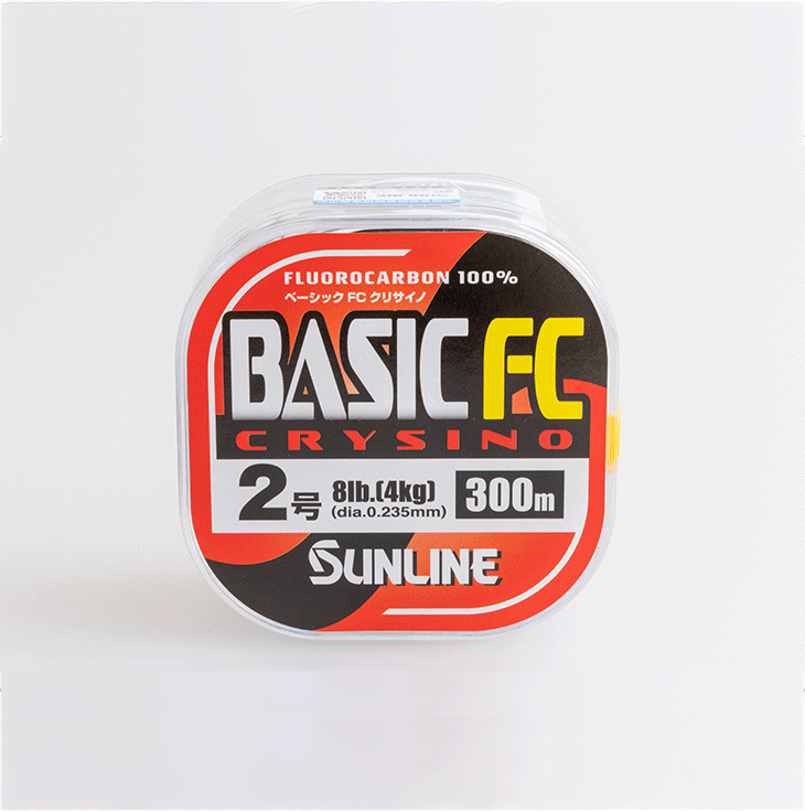 선라인 24년형 베이직 FC 300m 0.6호 목줄 쇼크리더 카본줄 패키지 리뉴얼 CRYSINO - 상품 이미지