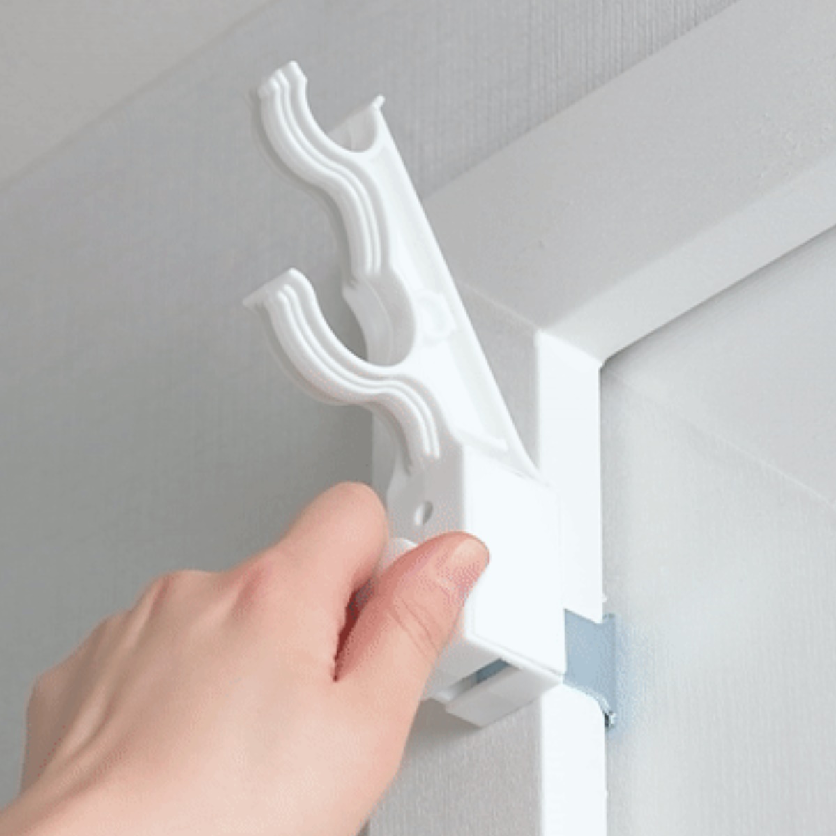 라운드 커튼 봉 창틀 커튼 설치 못 없이 커튼 달기