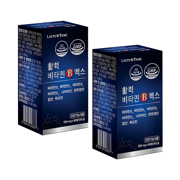활력 비타민B 맥스 비타민B 군 90정, 2개 제품 이미지