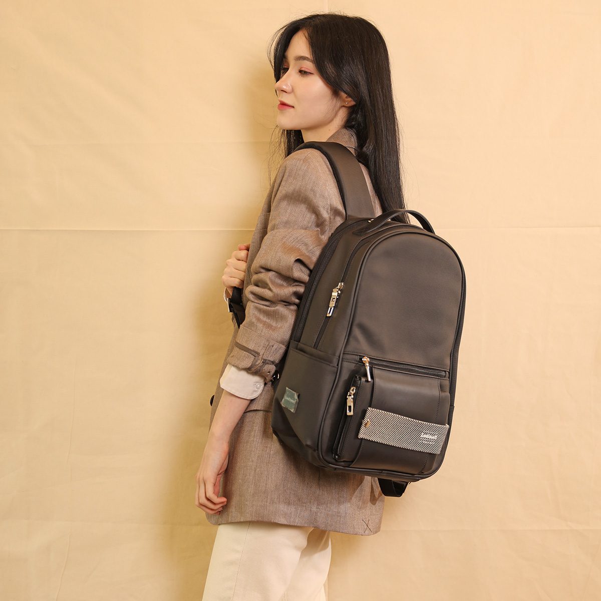 로디나트 케이스 백팩, 20대 30대 40대 데일리 직장인 대학생 16인치 노트북