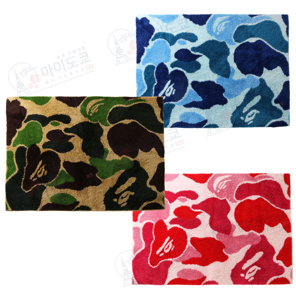 베이프 러그 에이비씨 카모 빅 매트 BAPE ABC CAMO BIG RUG MAT 1I70-192-001 - 상품 이미지