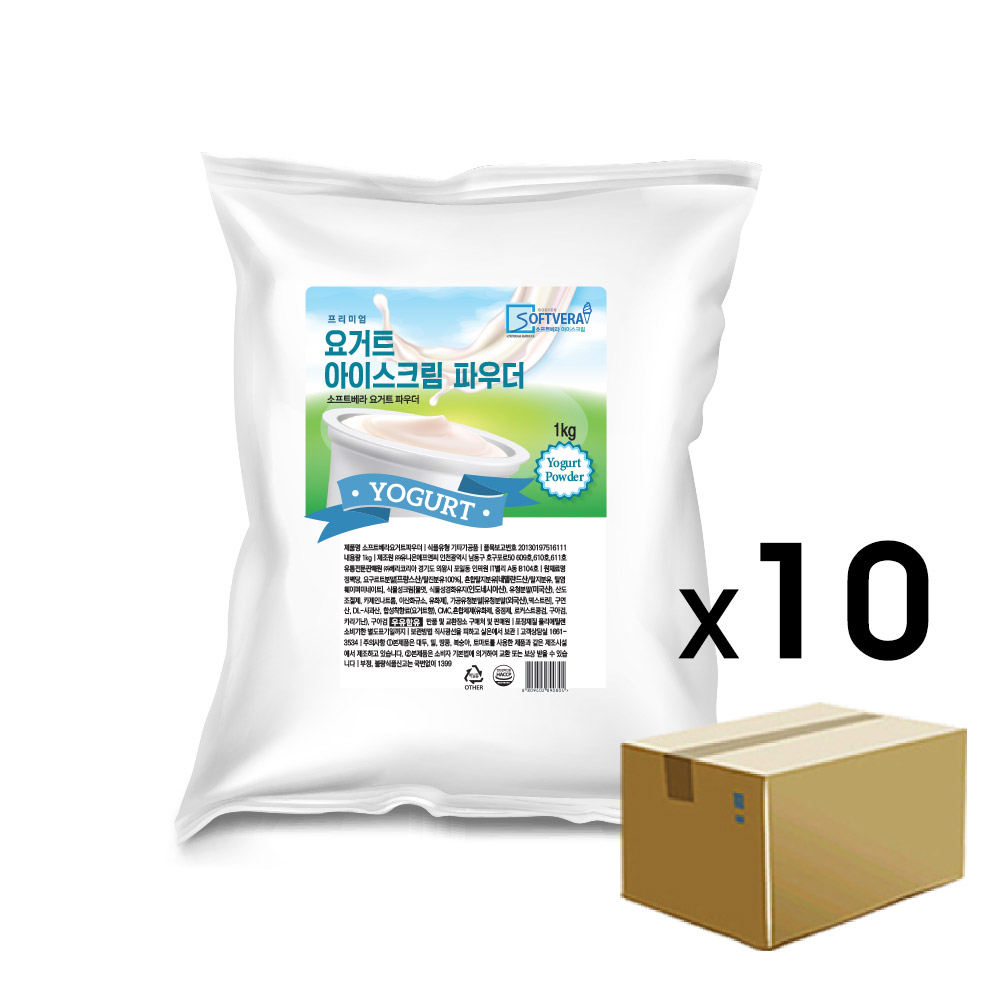 소프트베라 요거트 아이스크림 파우더 1kg X10개 - 상품 이미지