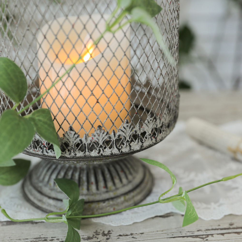 쉐비쉭 버드 빈티지 철제 케이지 인테리어 캔들 홀더 장식 엔틱 카페 감성 새장 소품 장식품 S