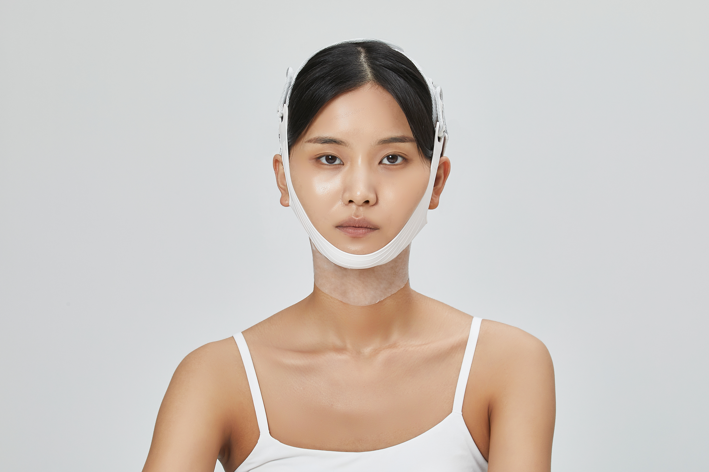 벨라컨투어 이중턱 심부볼 처진얼굴 리프팅 밴드 1개 리프팅팩1매 목주름팩1매 이미지 3
