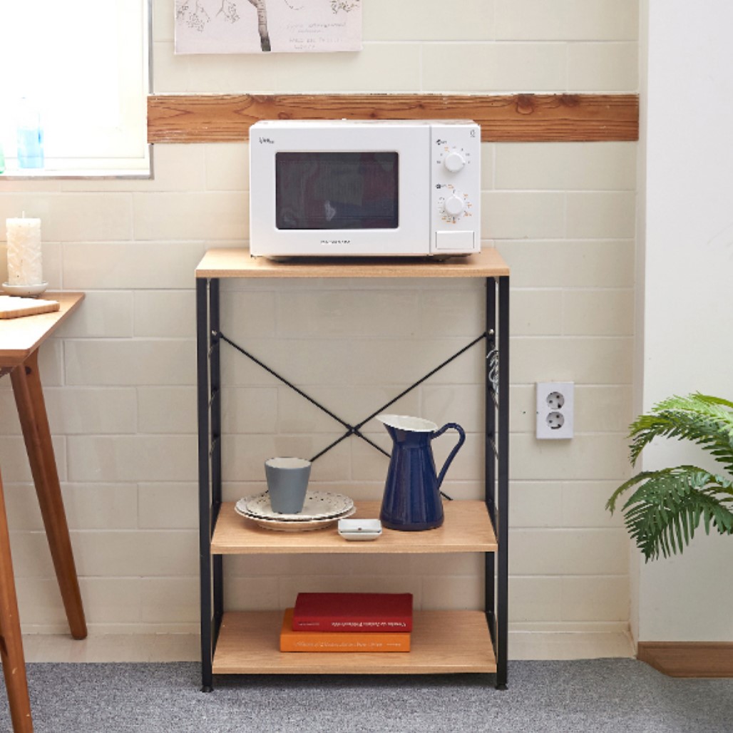 전자레인지 선반 광파오븐장 밥솥장 수납장 오븐렉 렌지대 다이 렌지장