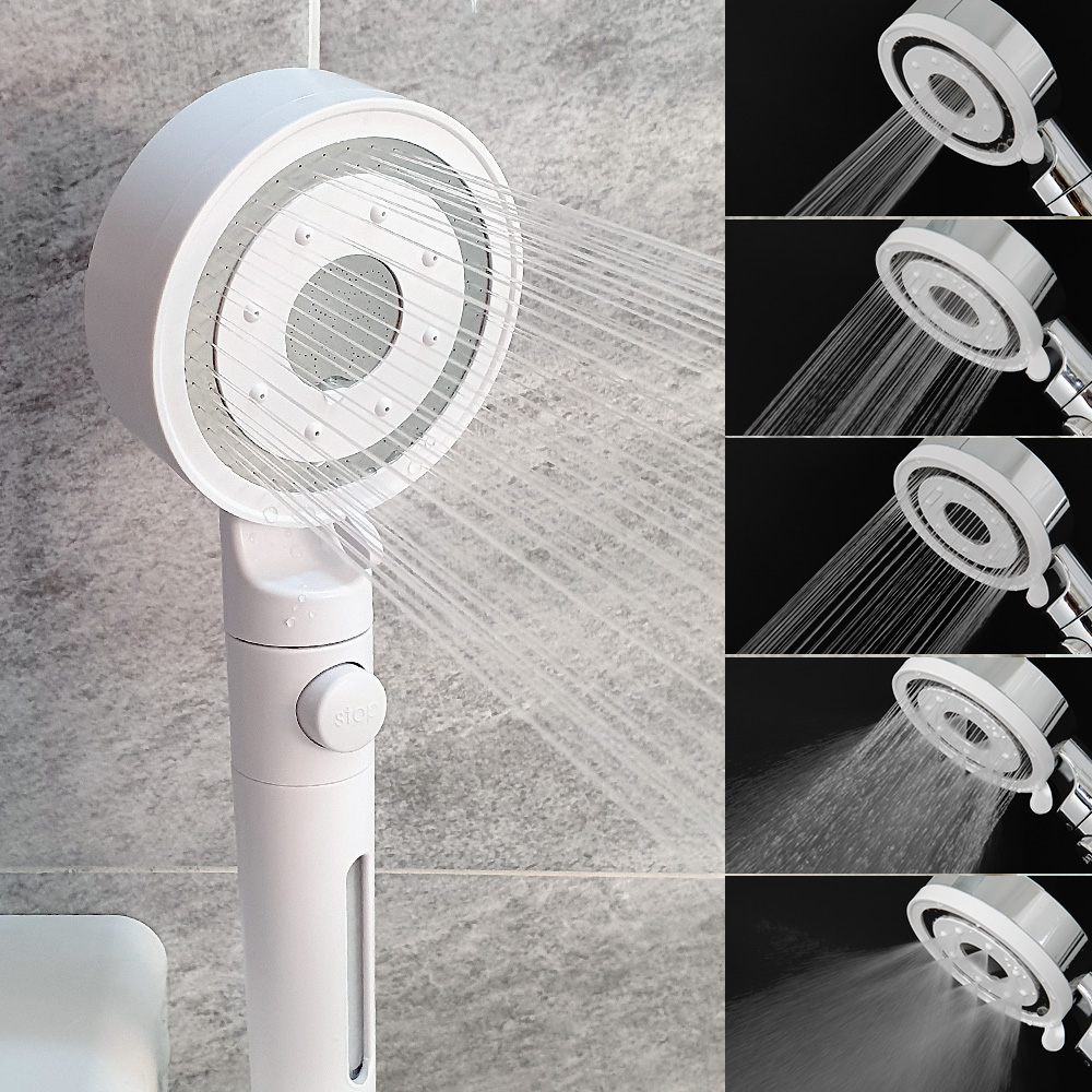 클린볼 샤워기 헤드 샤워홀더 증정 화장실 욕실 고압 수압상승 절수 필터 교체