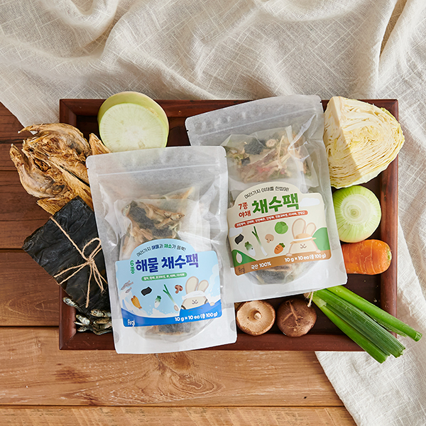 퍼기 국내산 7종 야채 채수팩 1SET(10ea) - 상세 이미지 4
