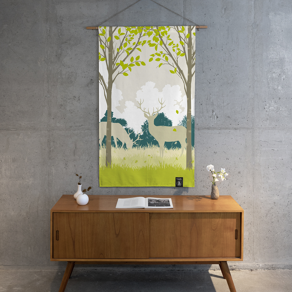 원세븐나인 도어커튼 비밀의 숲 S 가림막커튼 가리개