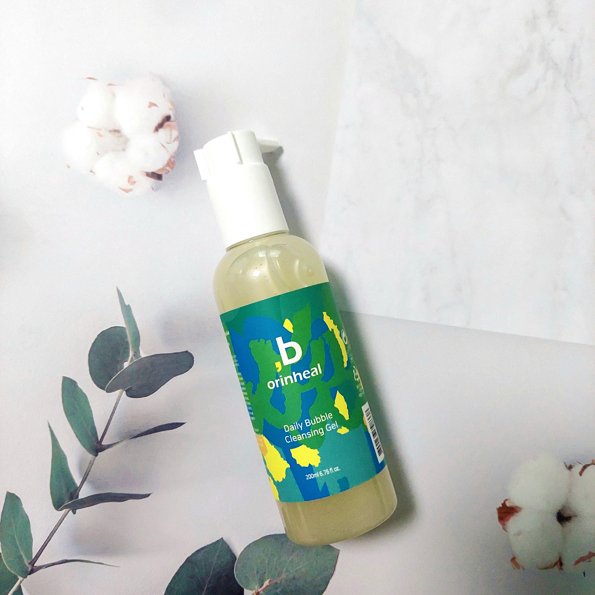 오린힐 데일리 버블 클렌징젤 200ml 비건인증 미산성 약산성 로즈마리향 펌프타입 이미지 7