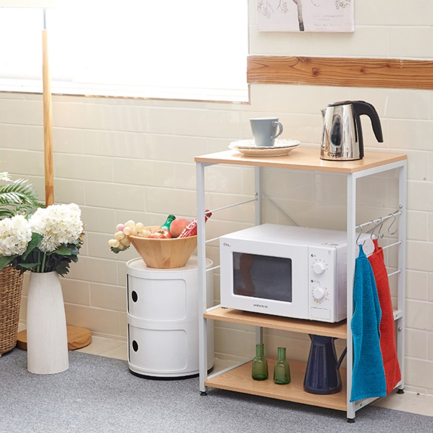 전자레인지 선반 광파오븐장 밥솥장 수납장 오븐렉 렌지대 다이 렌지장